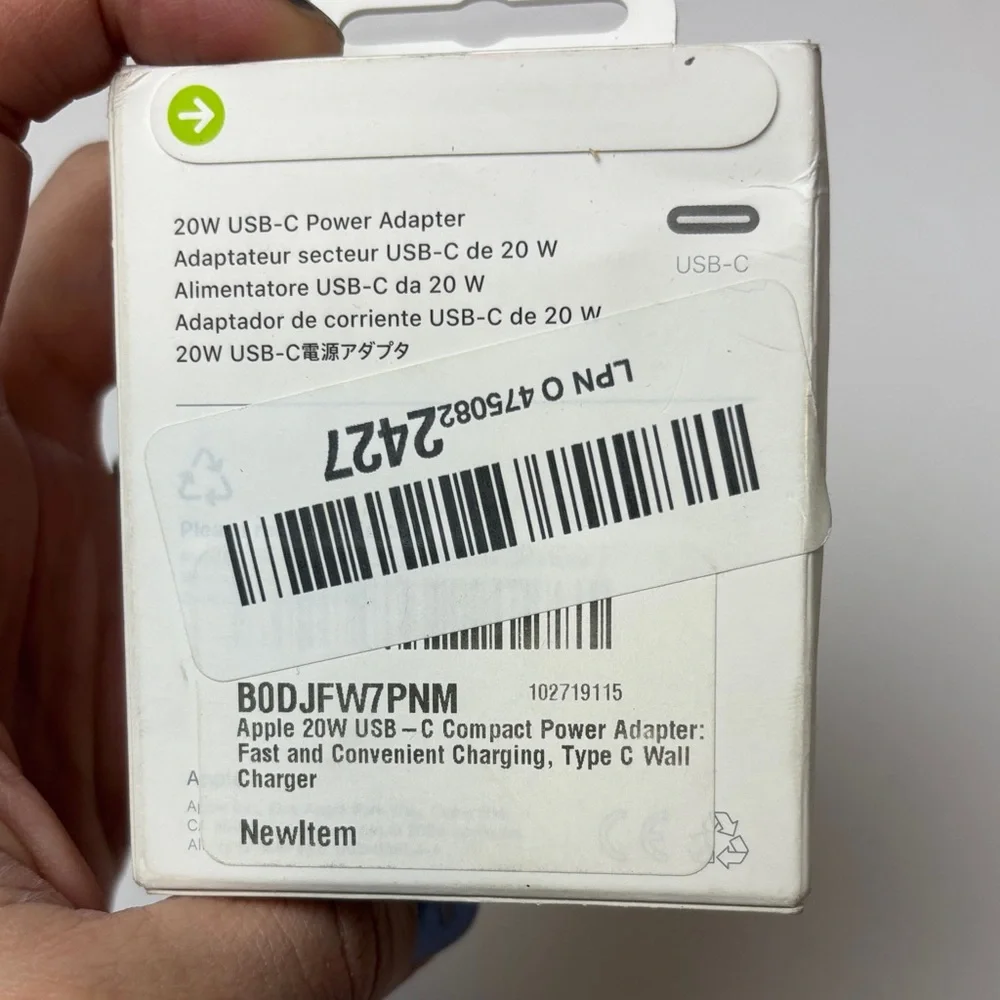 Apple USB-C‎ 20W power adaptor